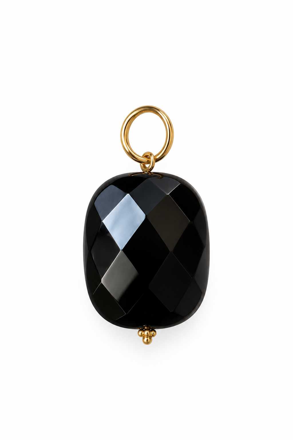 Black Onyx Cushion Charm