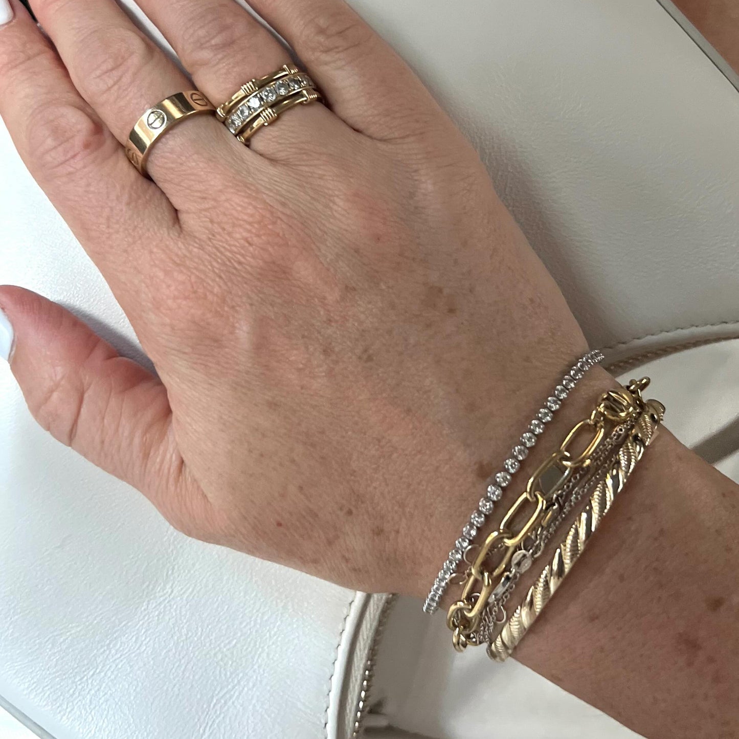 Gold Bangle Bracelet