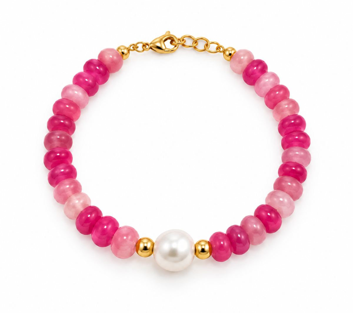 Pink Agate Bracelet