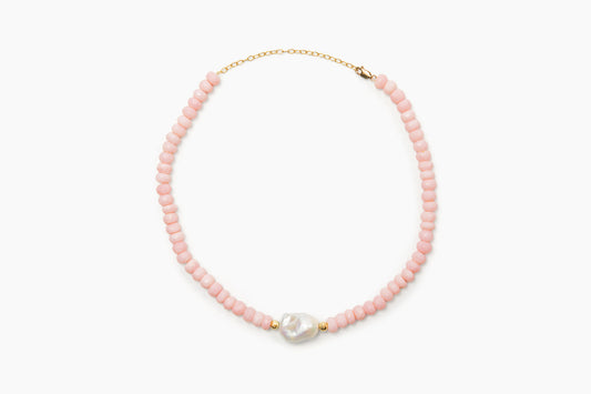 Pink Opal Necklace