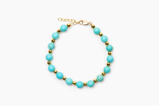 Turquoise Bead Bracelet