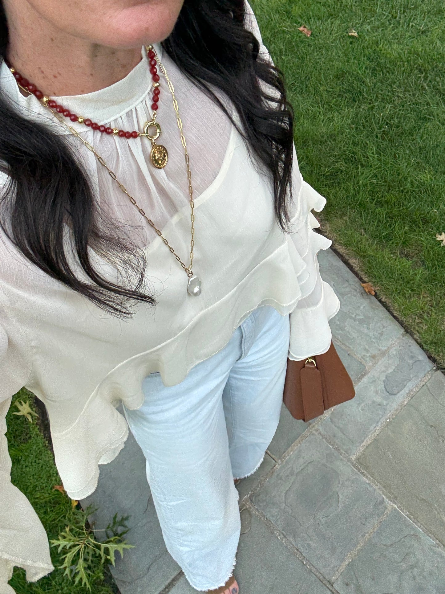 Carnelian Bead Necklace