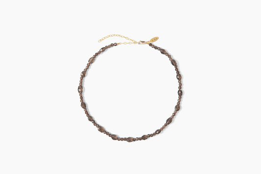Smoky Quartz Multi-Shape Necklace