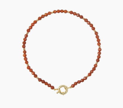 Carnelian Bead Necklace