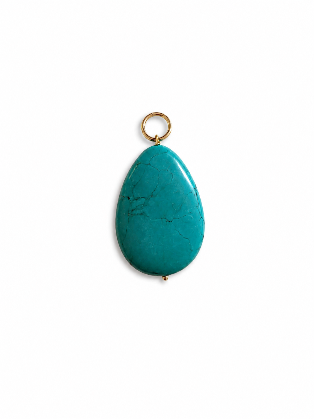 Turquoise Tear Drop Charm