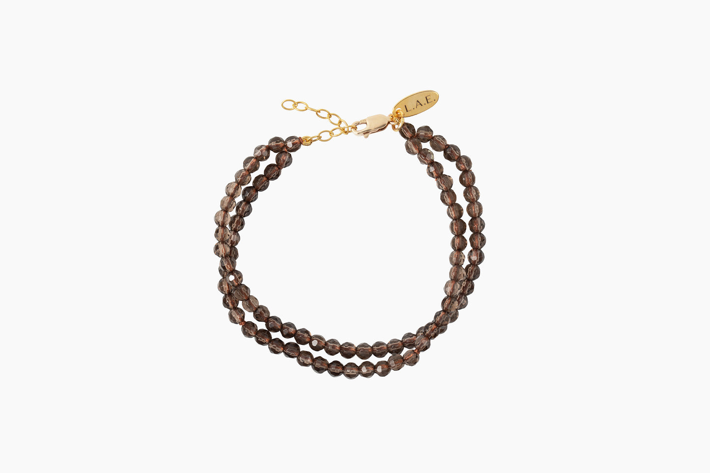 Smoky Quartz Double Strand Bracelet