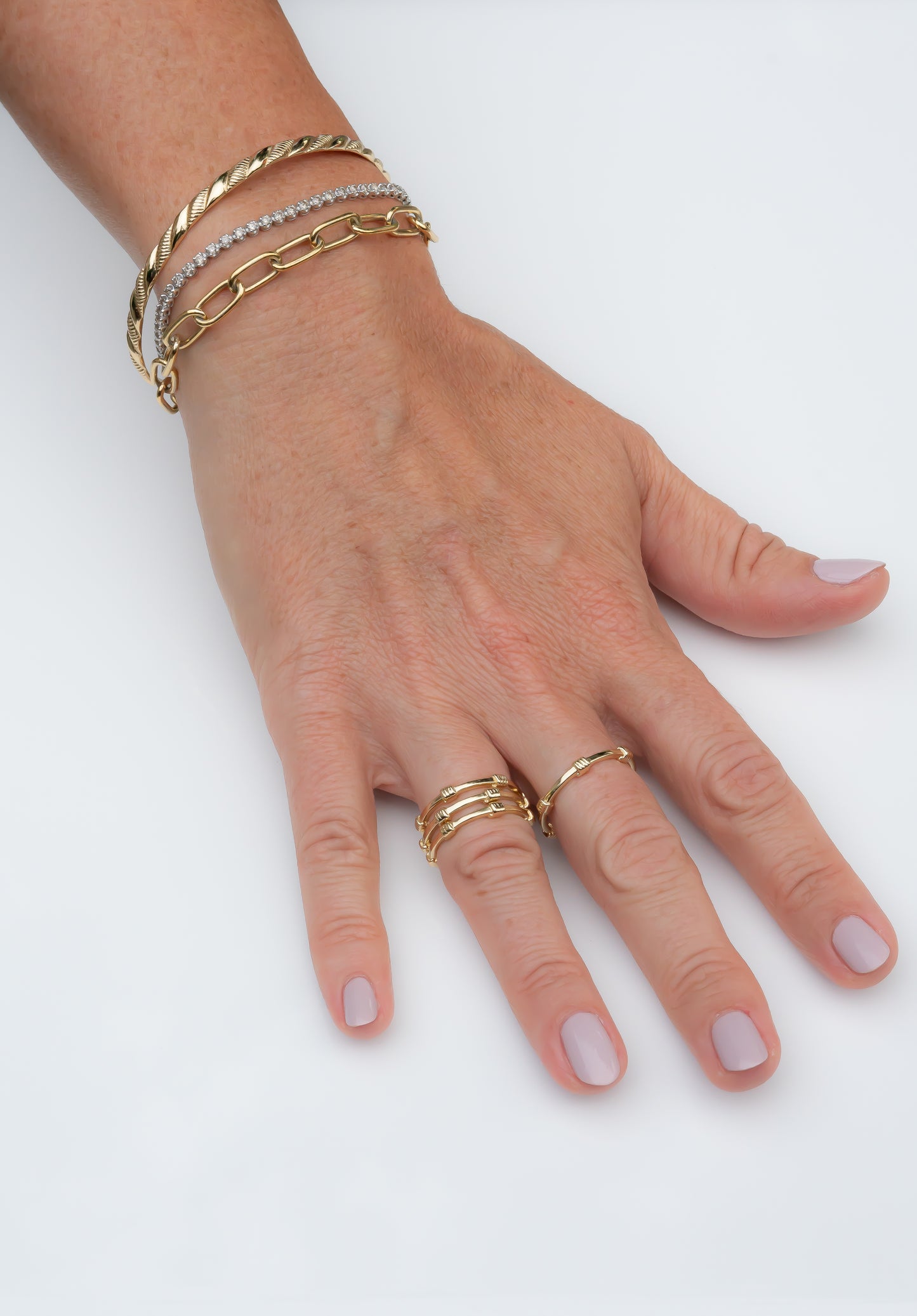 Stacking Coil Ring in Gold