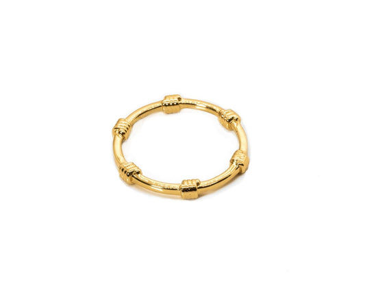 Stacking Coil Ring in Gold