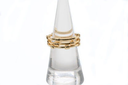 Stacking Coil Ring in Gold